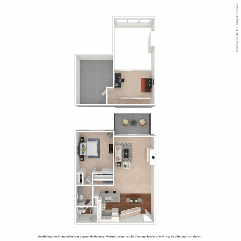 The Seagull + Loft – One Bedroom Plus Loft at Mariners Village Apartment HomesThe Seagull + Loft – One Bedroom Plus Loft at Mariners Village Apartment Homes
